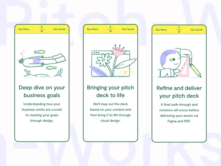 mobile product illustration